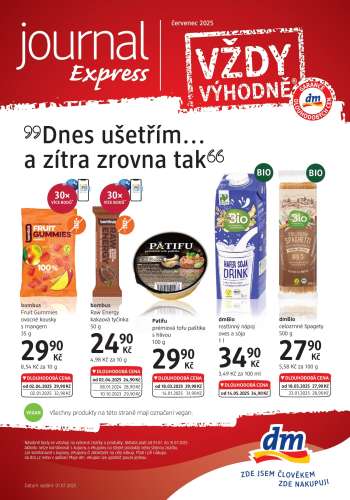 Leták dm drogerie - 1.7.2025 - 31.7.2025.