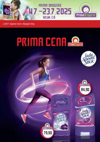 Leták Prima Drogerie - 4.7.2025 - 23.7.2025.