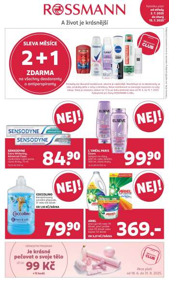 Leták ROSSMANN - 2.7.2025 - 15.7.2025.