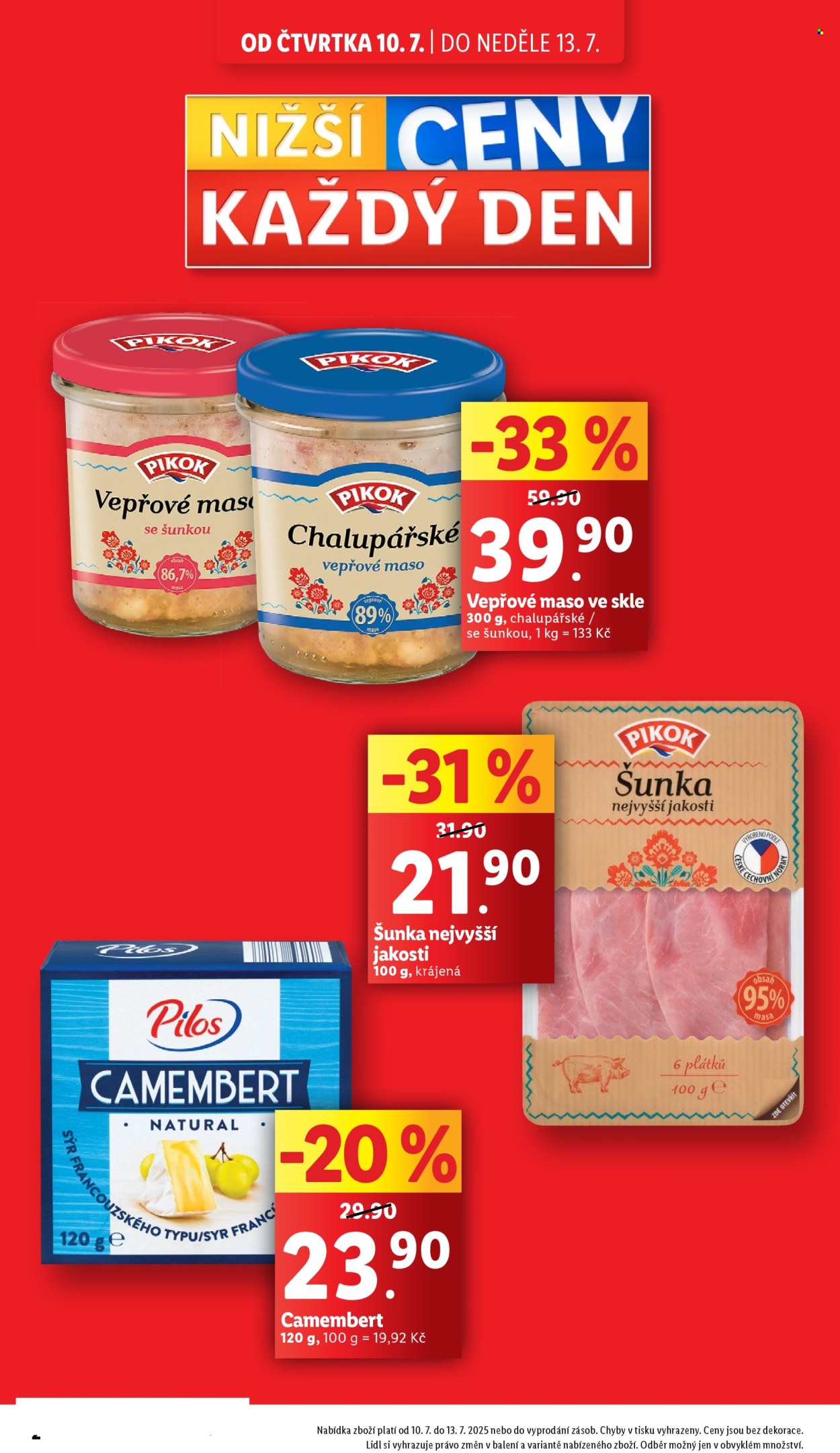 Leták Lidl - 10.7.2025 - 13.7.2025. Strana 2