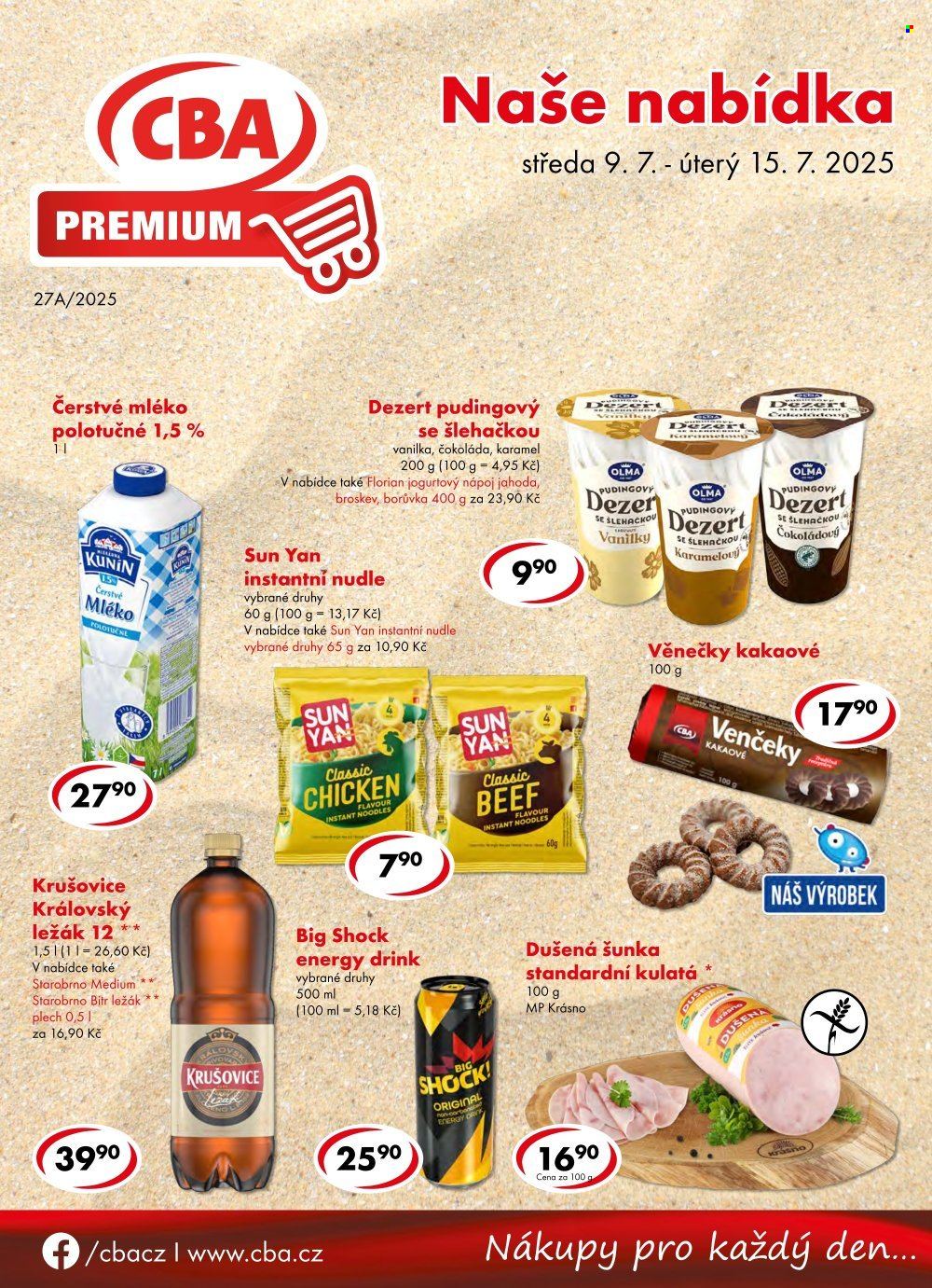 Leták CBA Premium - 9.7.2025 - 15.7.2025. Strana 1