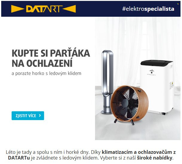 Leták DATART - 5.7.2025 - 14.7.2025. Strana 1