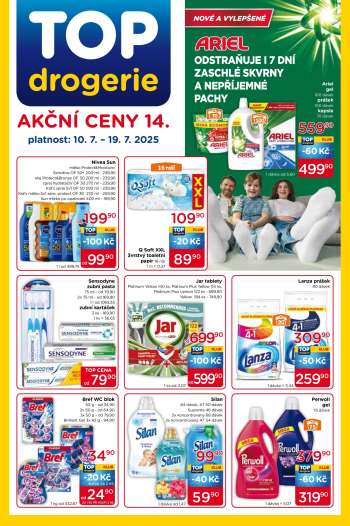 Leták TOP drogerie - 10.7.2025 - 19.7.2025.