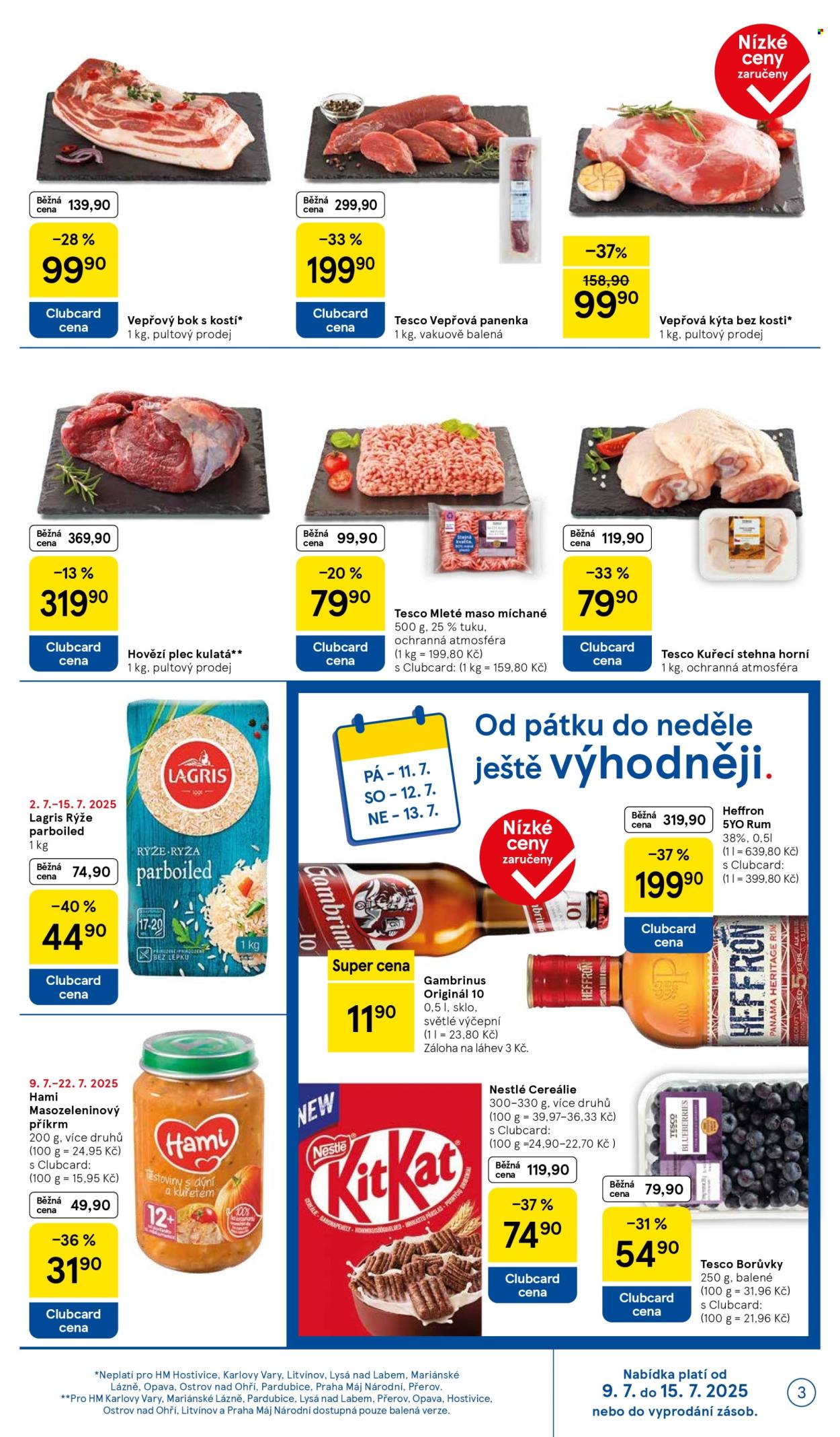Leták TESCO - 9.7.2025 - 15.7.2025. Strana 3