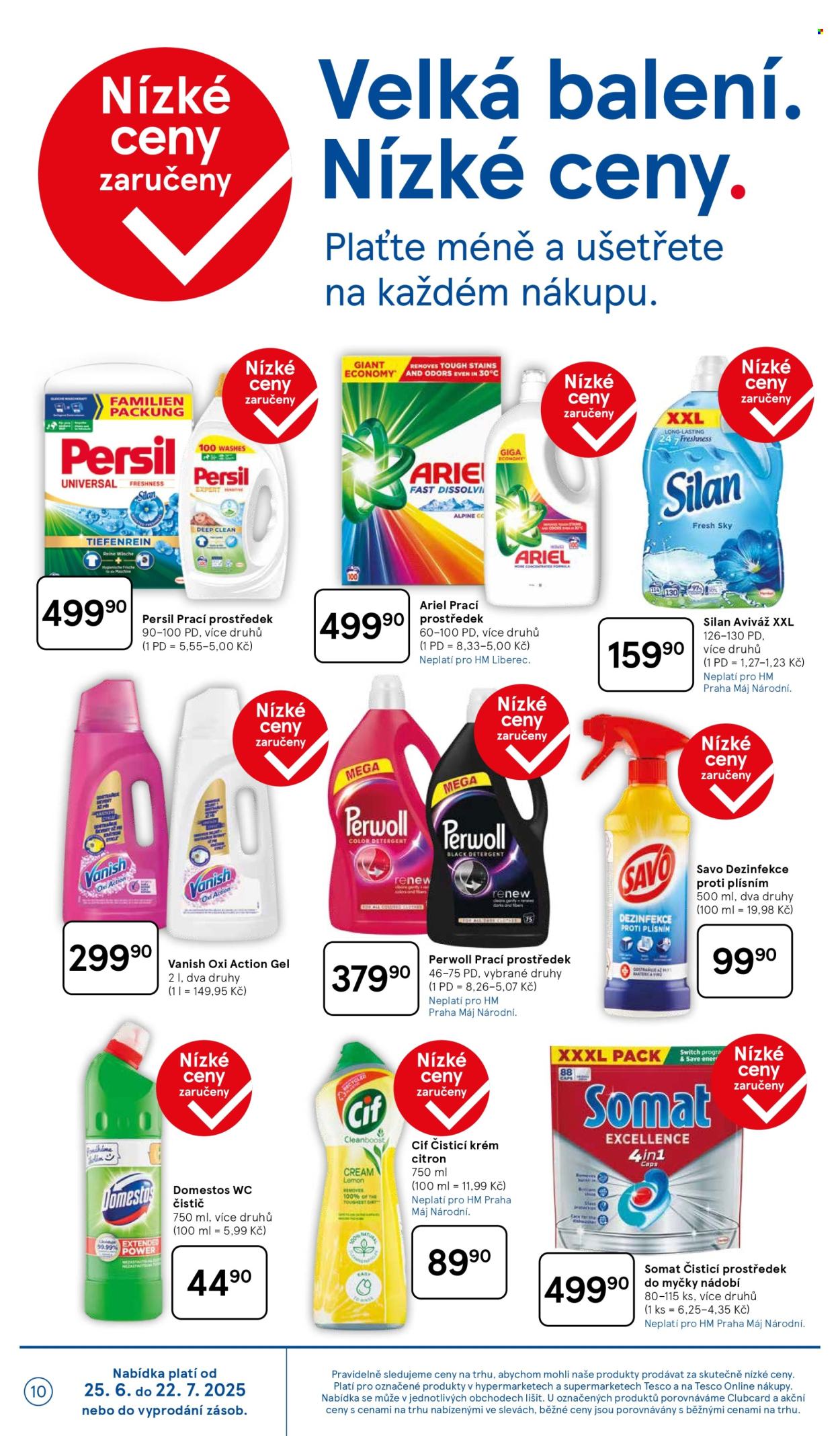 Leták TESCO - 9.7.2025 - 15.7.2025. Strana 10