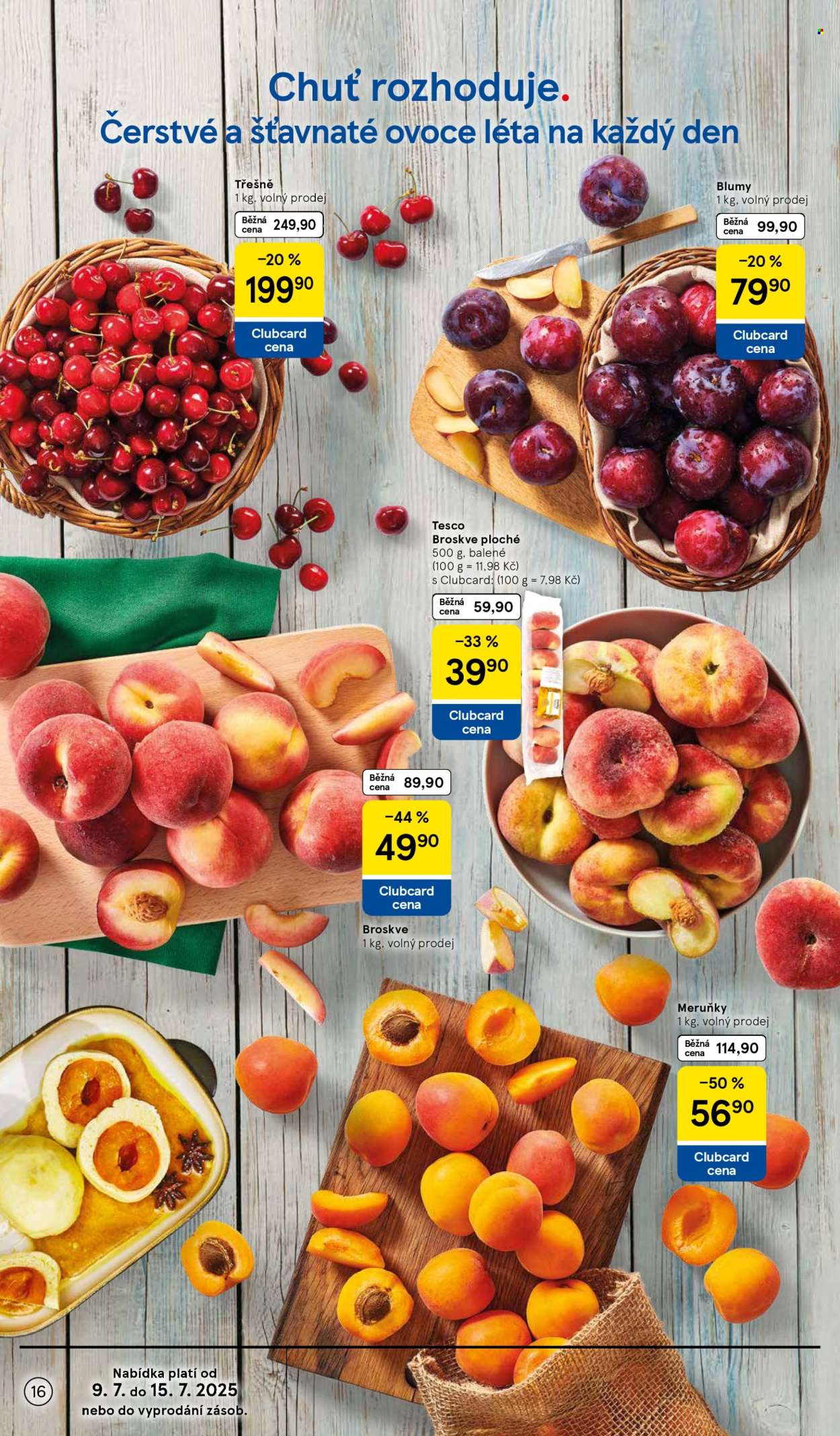 Leták TESCO - 9.7.2025 - 15.7.2025. Strana 16