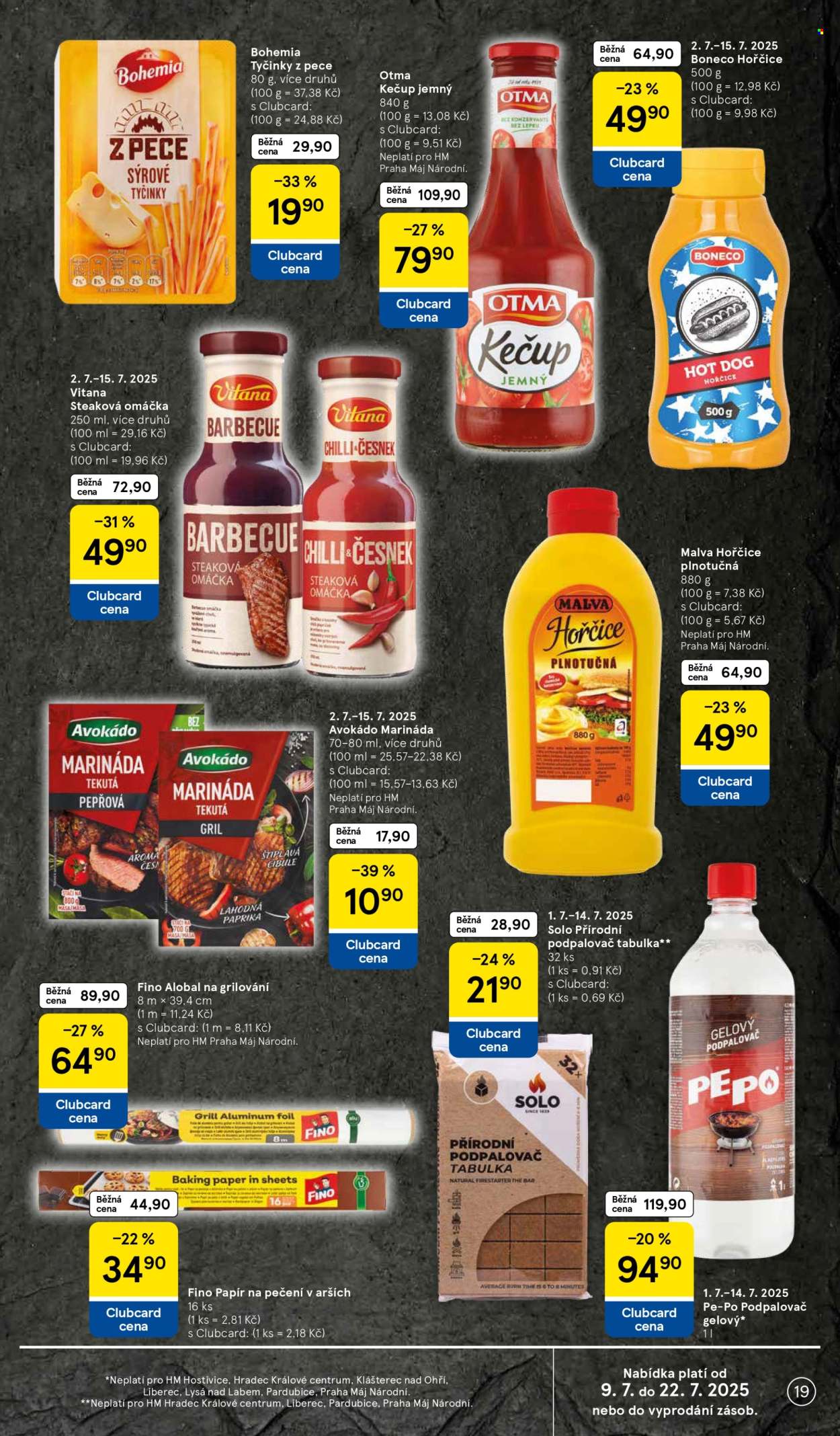 Leták TESCO - 9.7.2025 - 15.7.2025. Strana 19