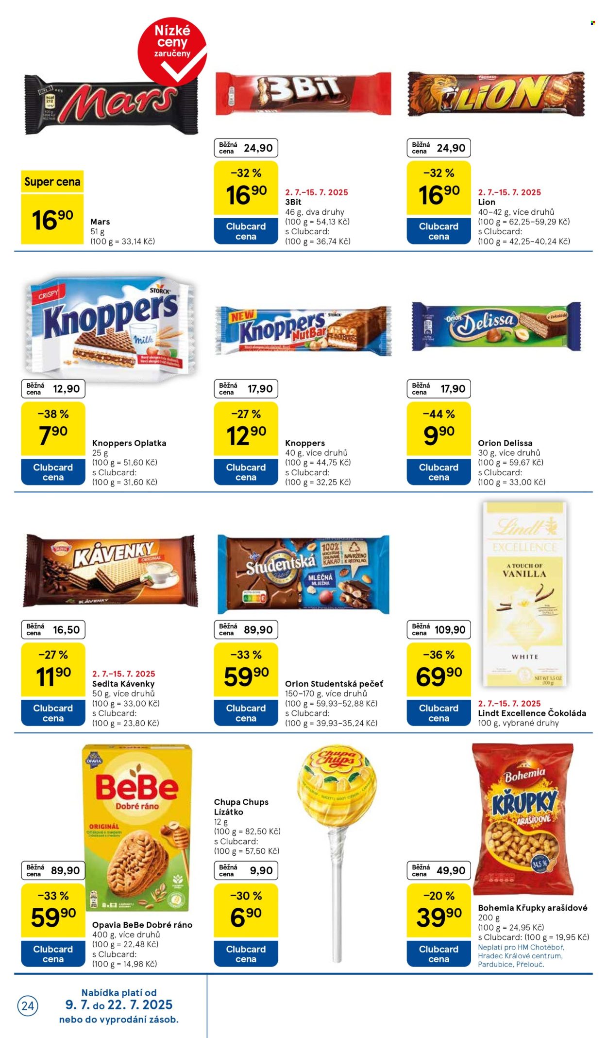 Leták TESCO - 9.7.2025 - 15.7.2025. Strana 24