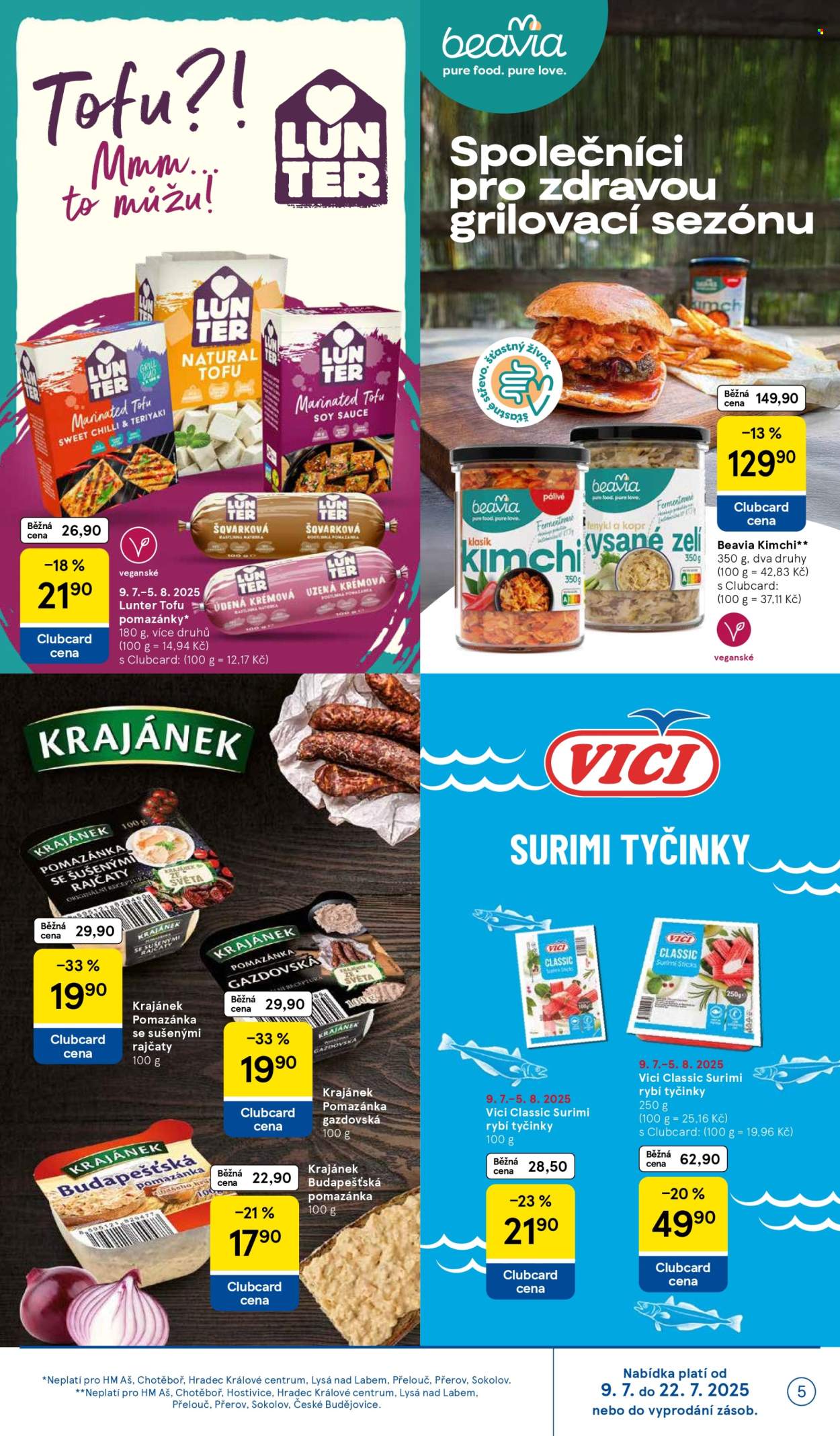 Leták TESCO hypermarket - 9.7.2025 - 5.8.2025. Strana 5