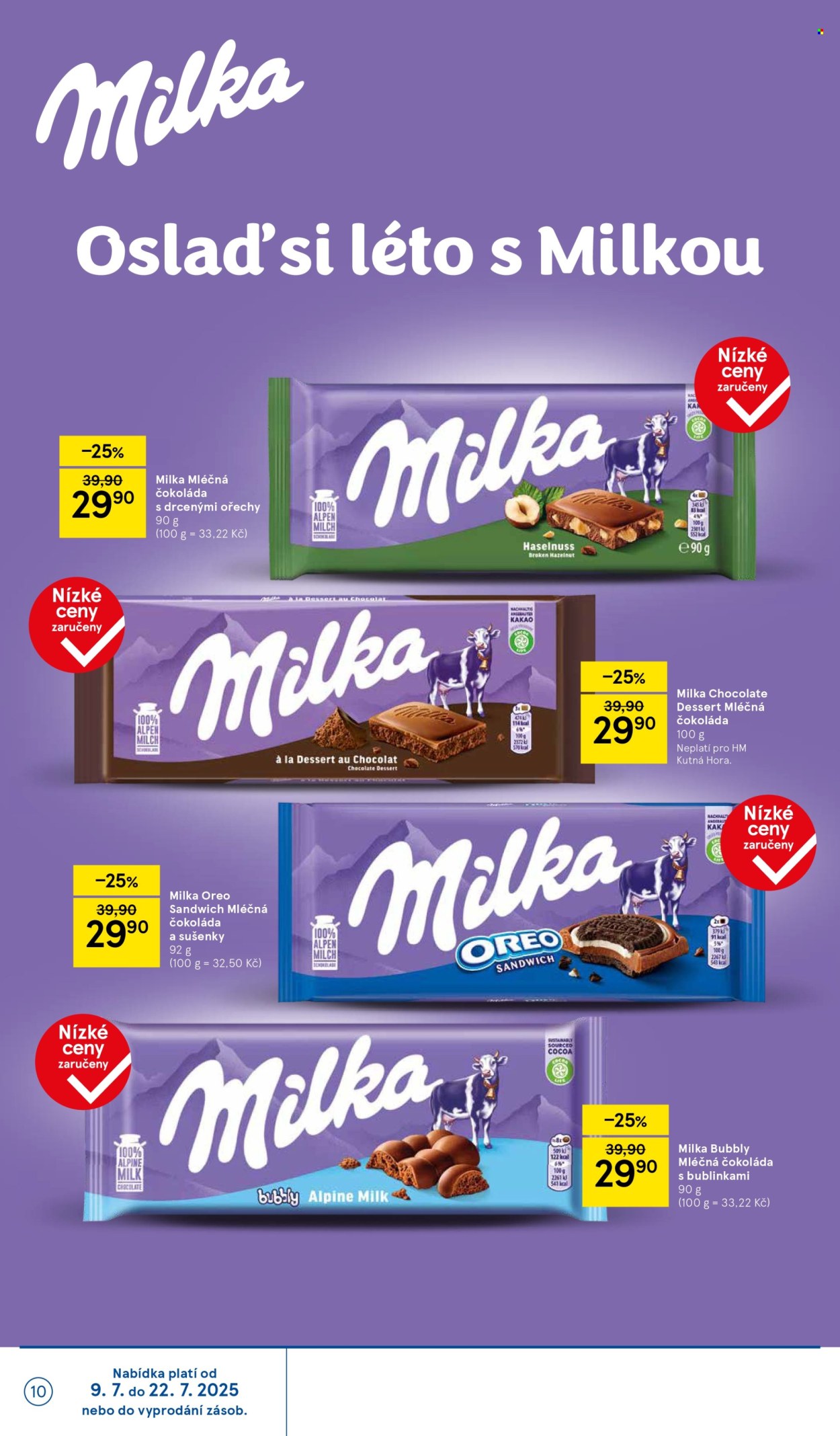 Leták TESCO hypermarket - 9.7.2025 - 5.8.2025. Strana 10