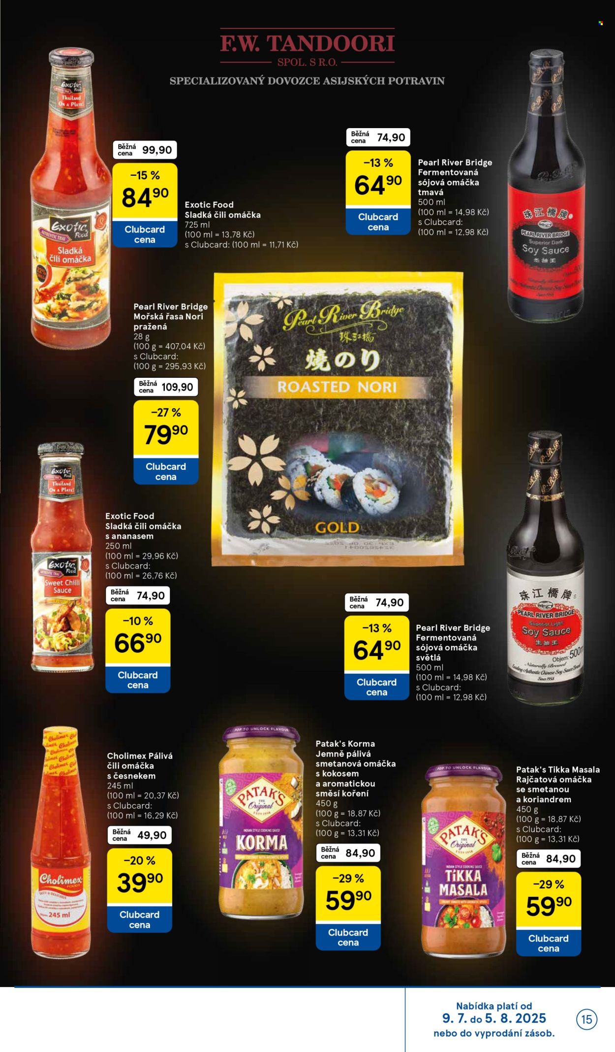 Leták TESCO hypermarket - 9.7.2025 - 5.8.2025. Strana 15