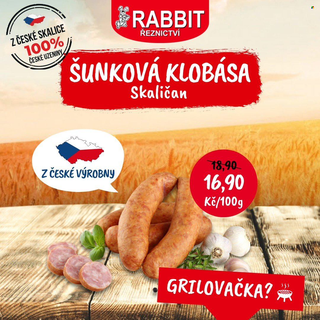 Leták RABBIT řeznictví - 8.7.2025 - 13.7.2025. Strana 4