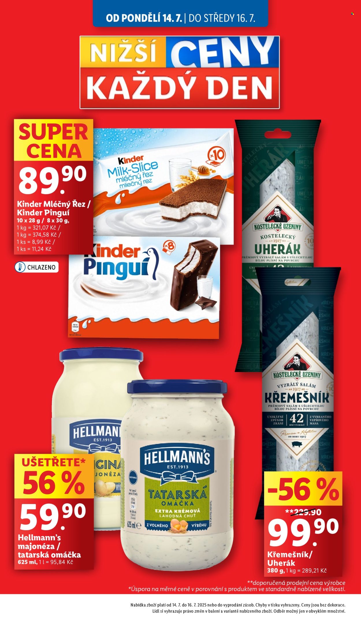Leták Lidl - 14.7.2025 - 20.7.2025. Strana 2