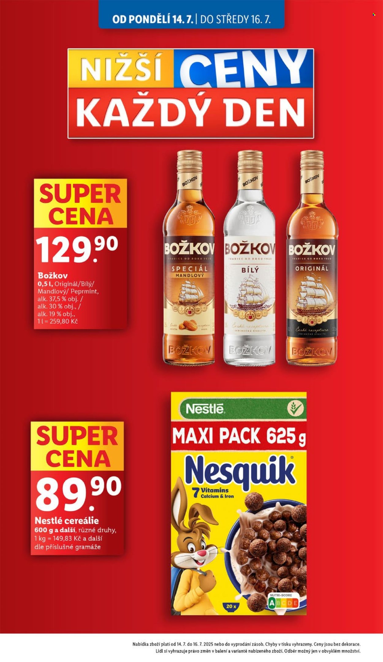 Leták Lidl - 14.7.2025 - 20.7.2025. Strana 4