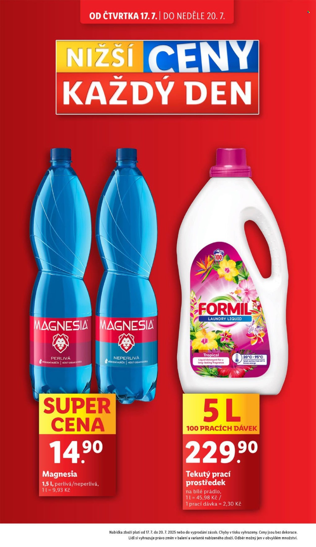 Leták Lidl - 17.7.2025 - 20.7.2025. Strana 4