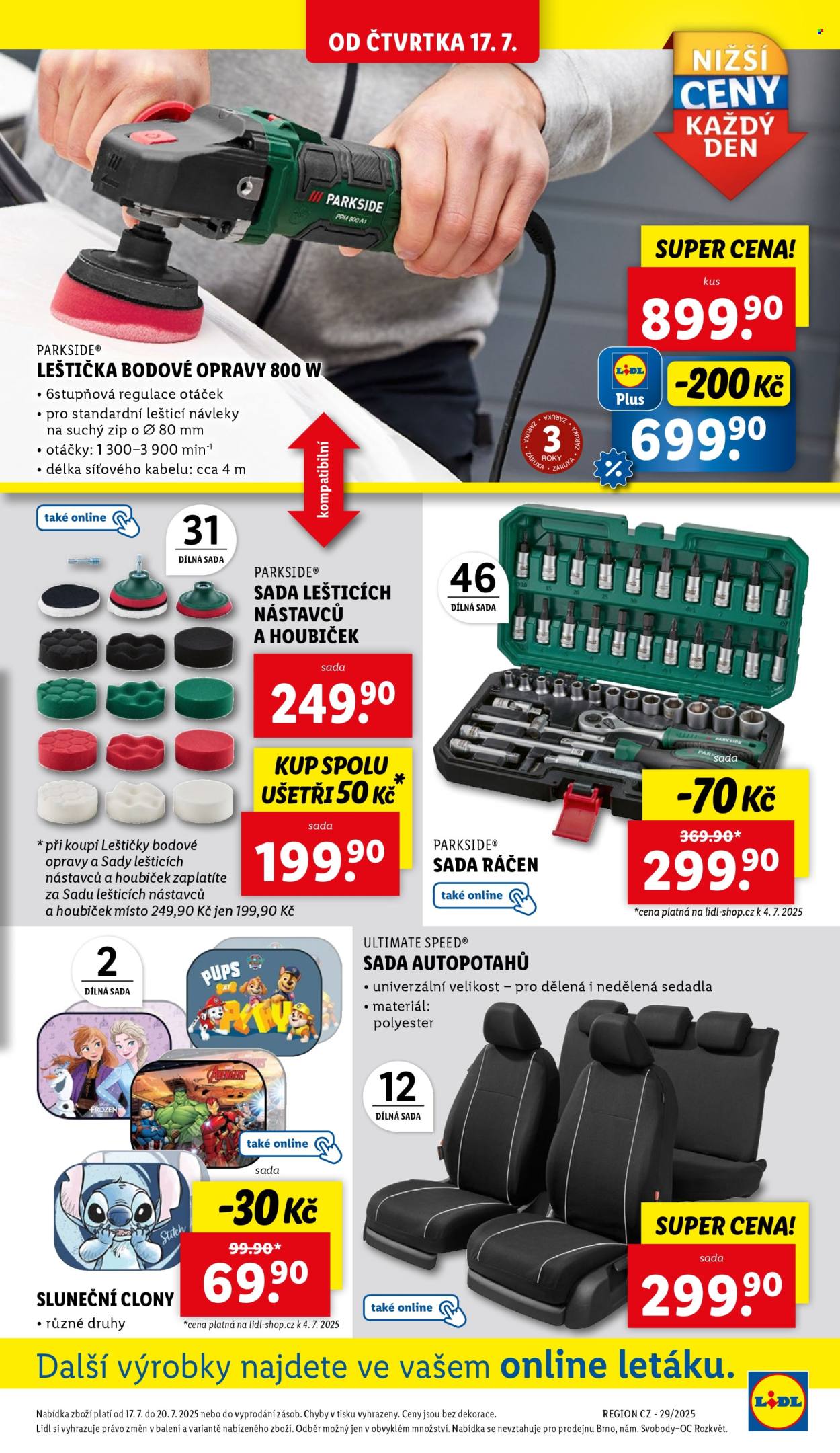 Leták Lidl - 17.7.2025 - 20.7.2025. Strana 29