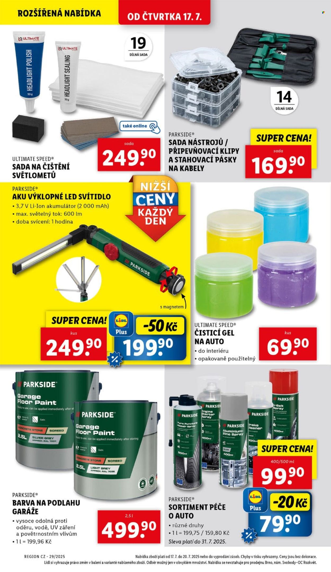 Leták Lidl - 17.7.2025 - 20.7.2025. Strana 30