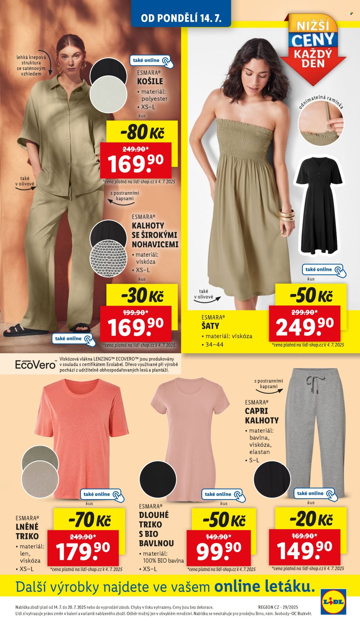 Leták Lidl - 14.7.2025 - 20.7.2025. Strana 3