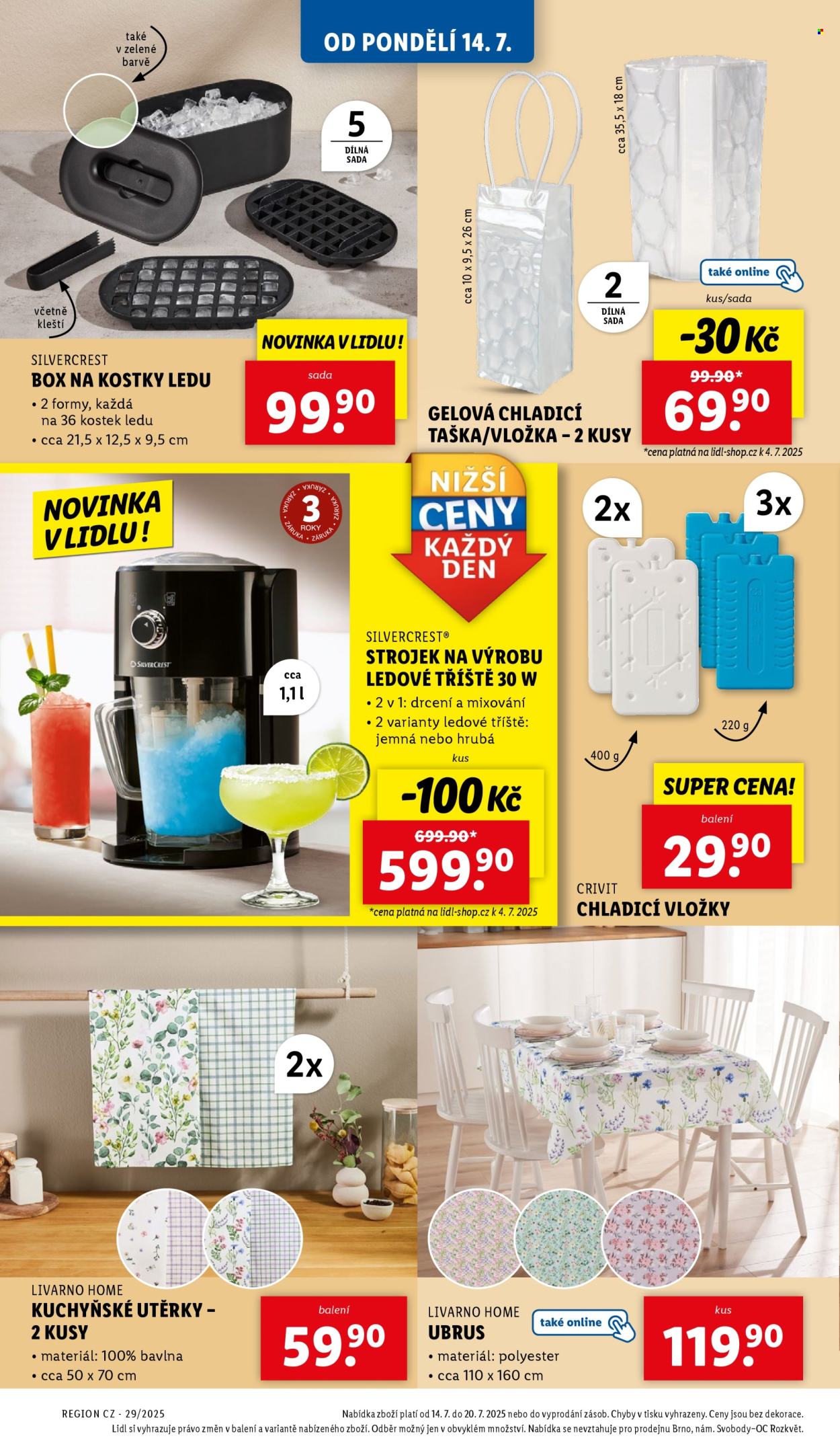 Leták Lidl - 14.7.2025 - 20.7.2025. Strana 10