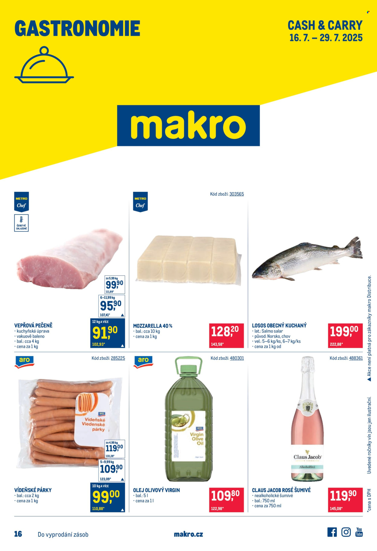 Leták MAKRO - 16.7.2025 - 29.7.2025. Strana 1