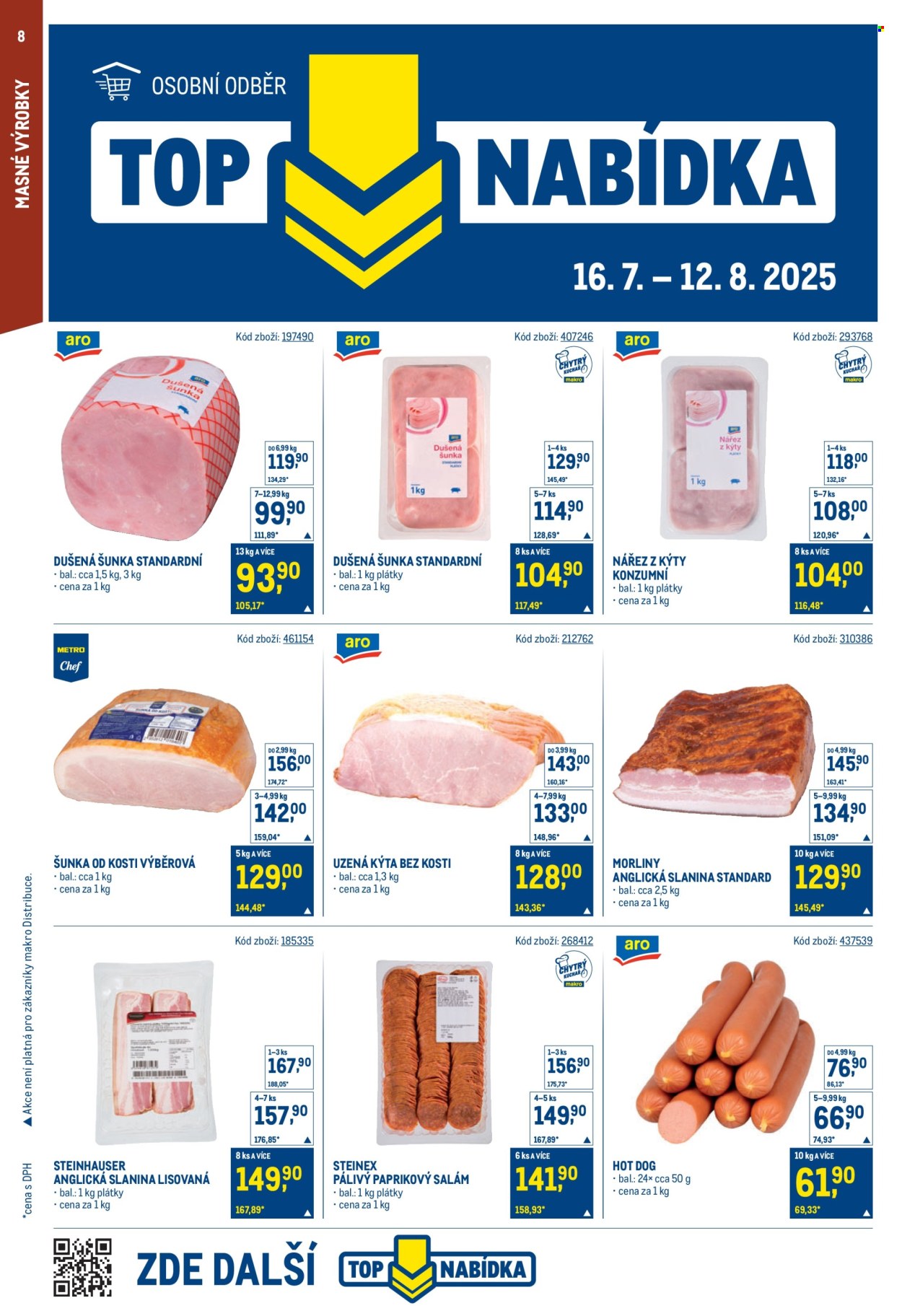 Leták MAKRO - 16.7.2025 - 29.7.2025. Strana 8