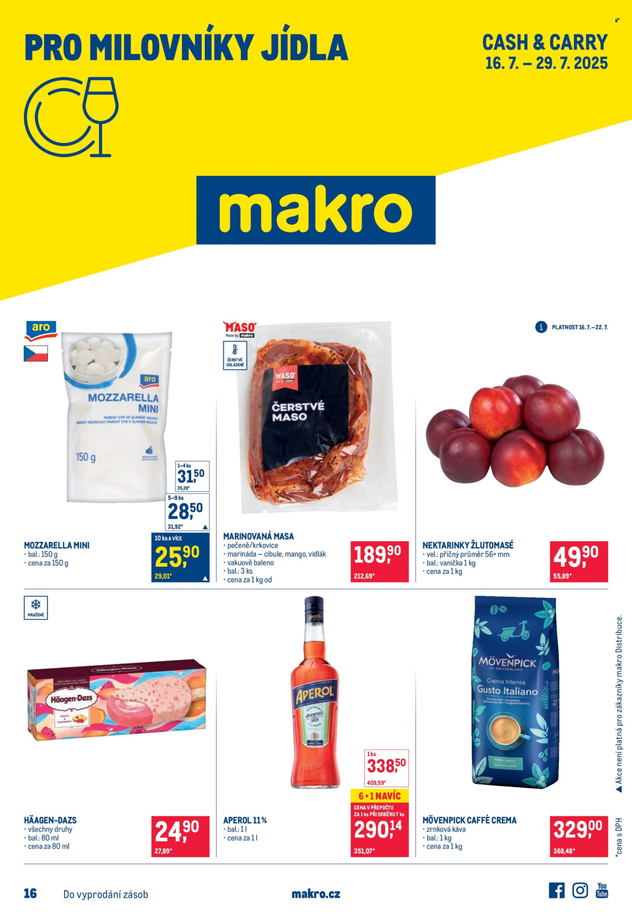 Leták MAKRO - 16.7.2025 - 29.7.2025. Strana 1