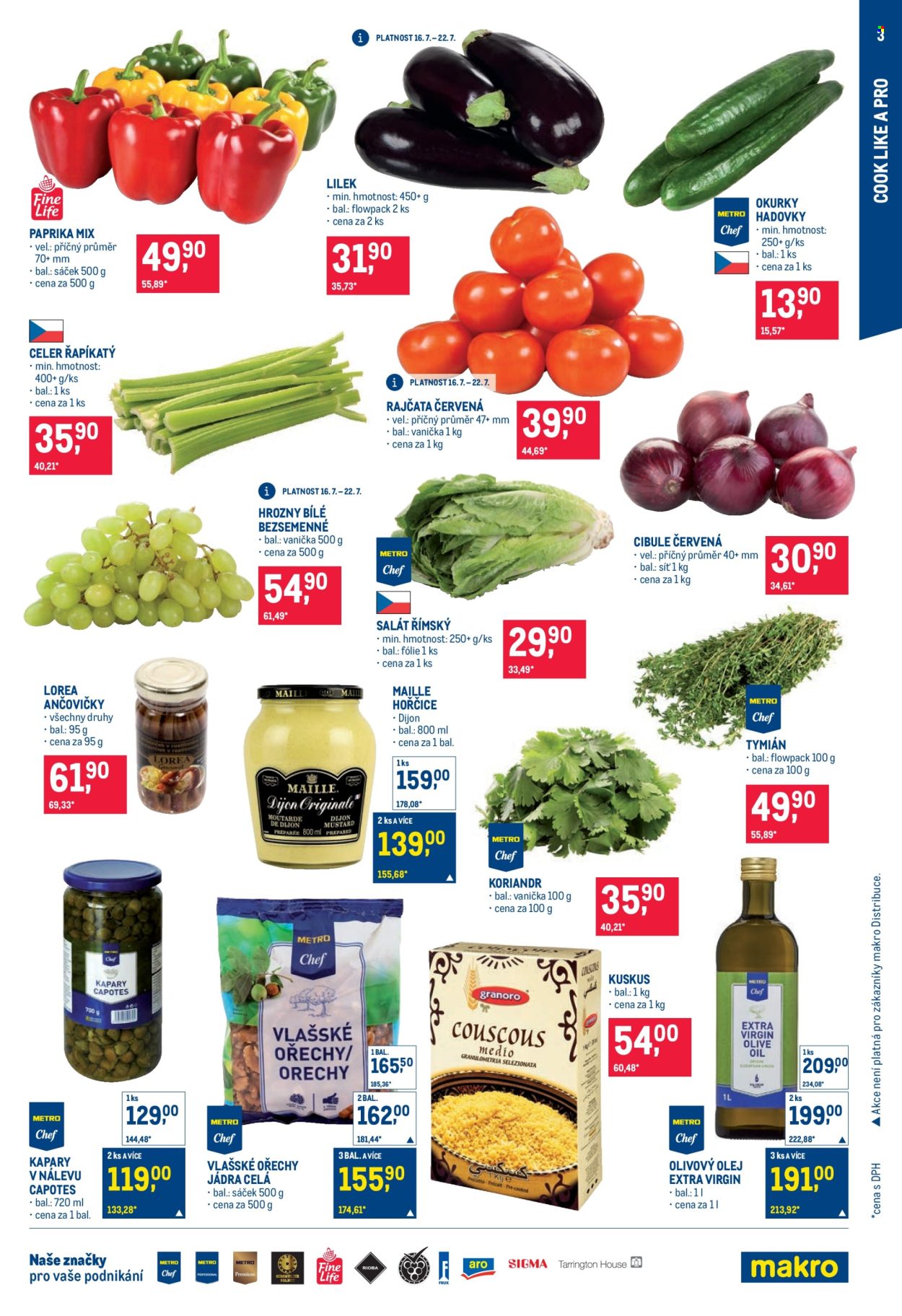 Leták MAKRO - 16.7.2025 - 29.7.2025. Strana 3