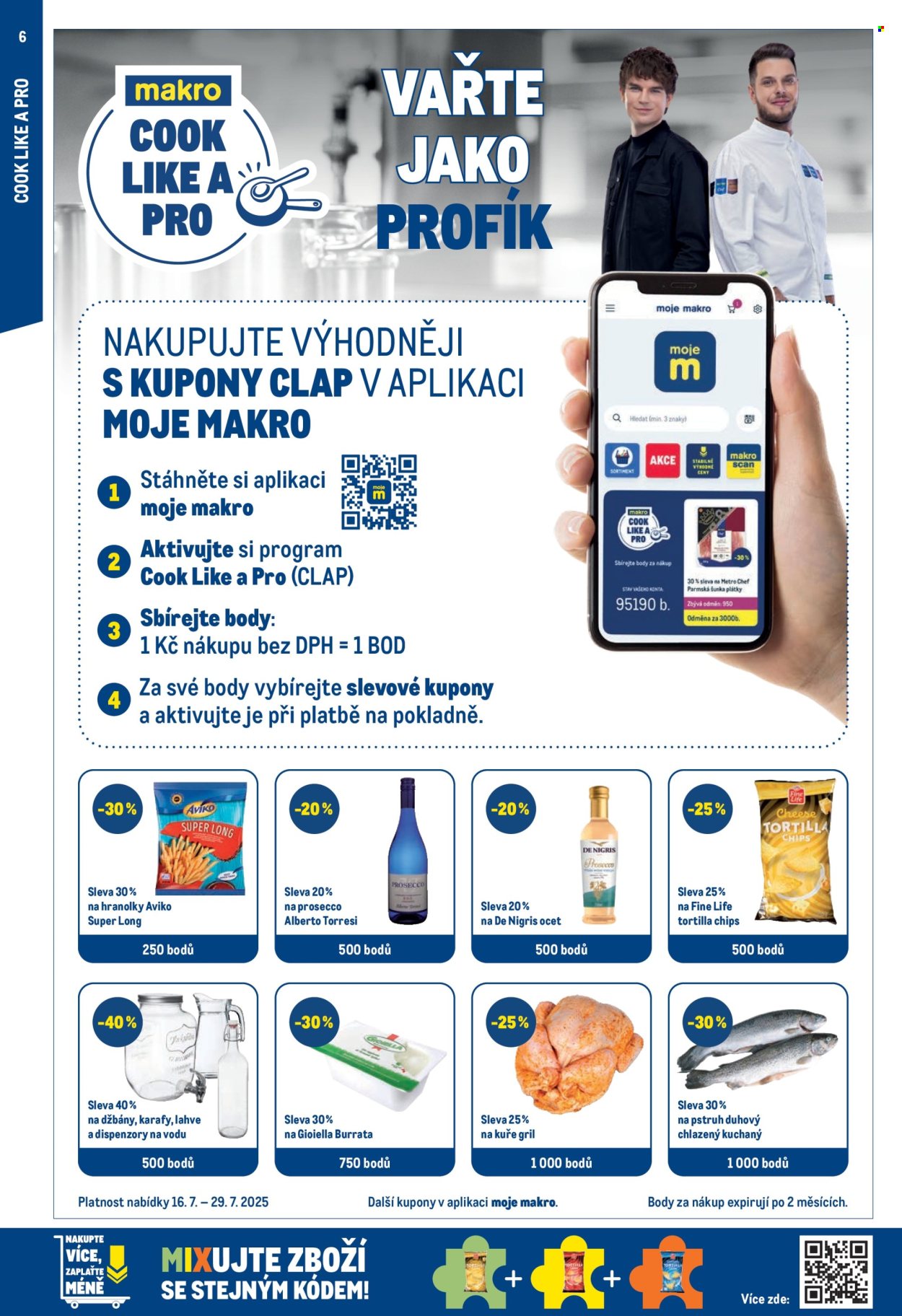 Leták MAKRO - 16.7.2025 - 29.7.2025. Strana 6
