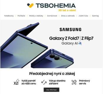 Leták T.S. BOHEMIA - 10.7.2025 - 12.7.2025.