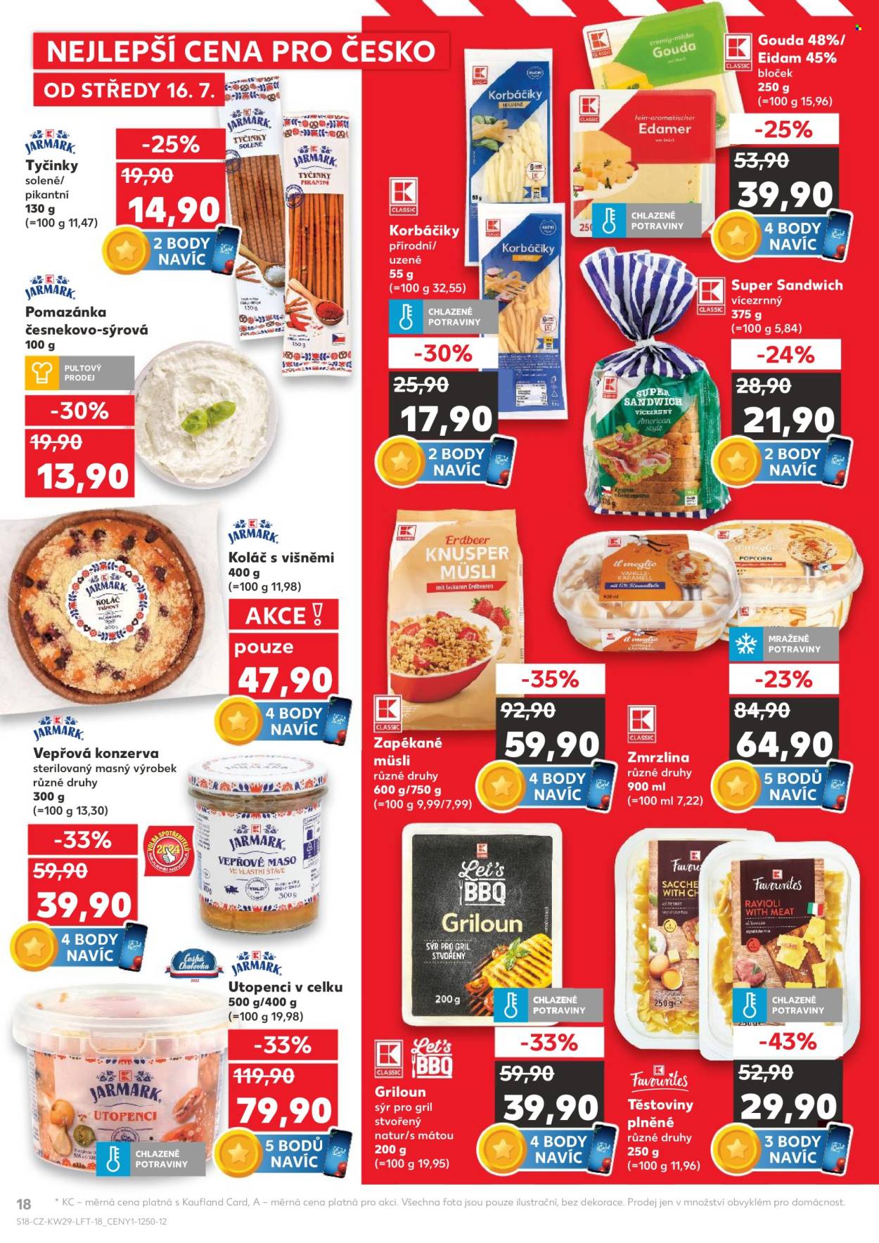 Leták Kaufland - 16.7.2025 - 22.7.2025. Strana 18