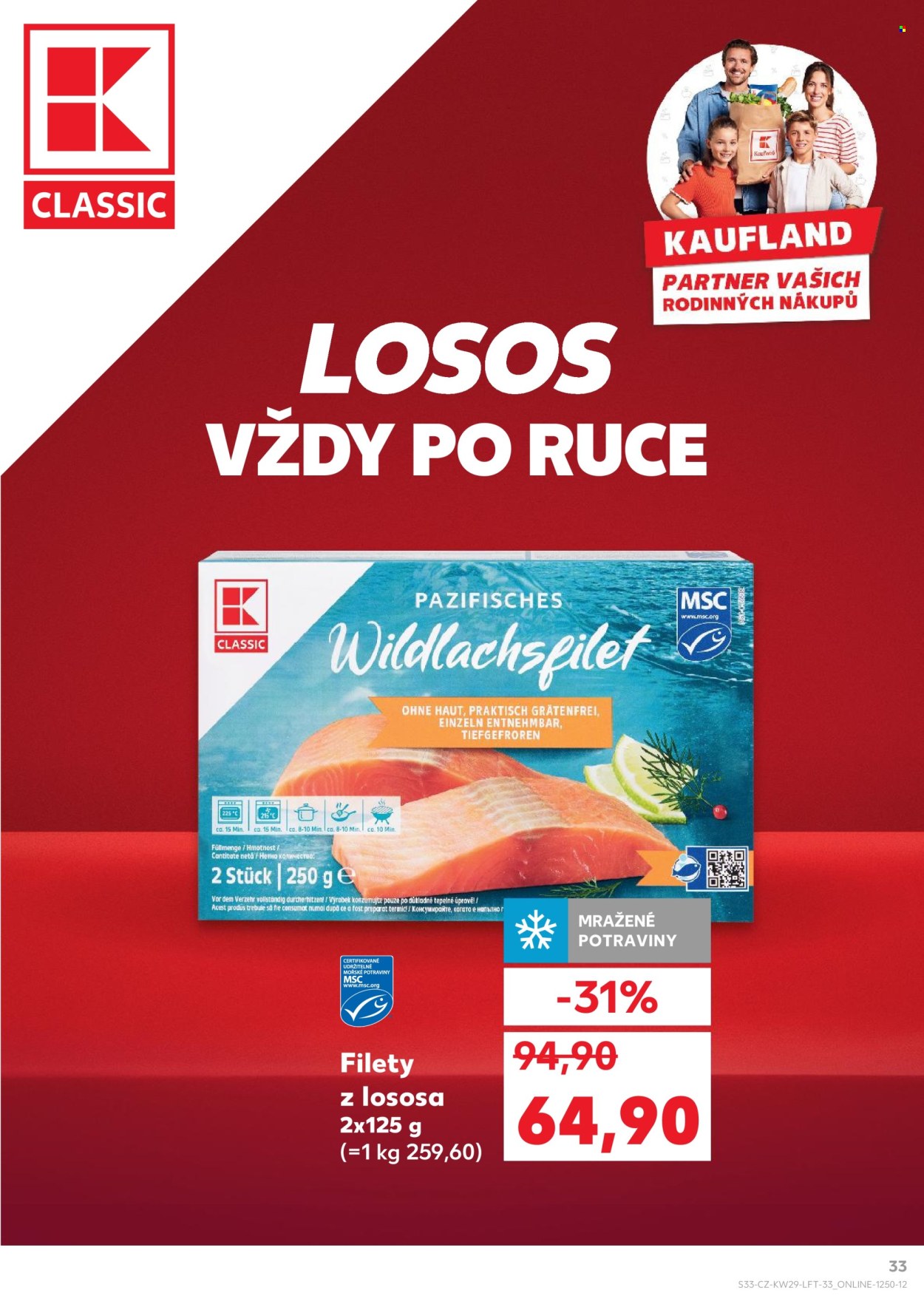 Leták Kaufland - 16.7.2025 - 22.7.2025. Strana 33