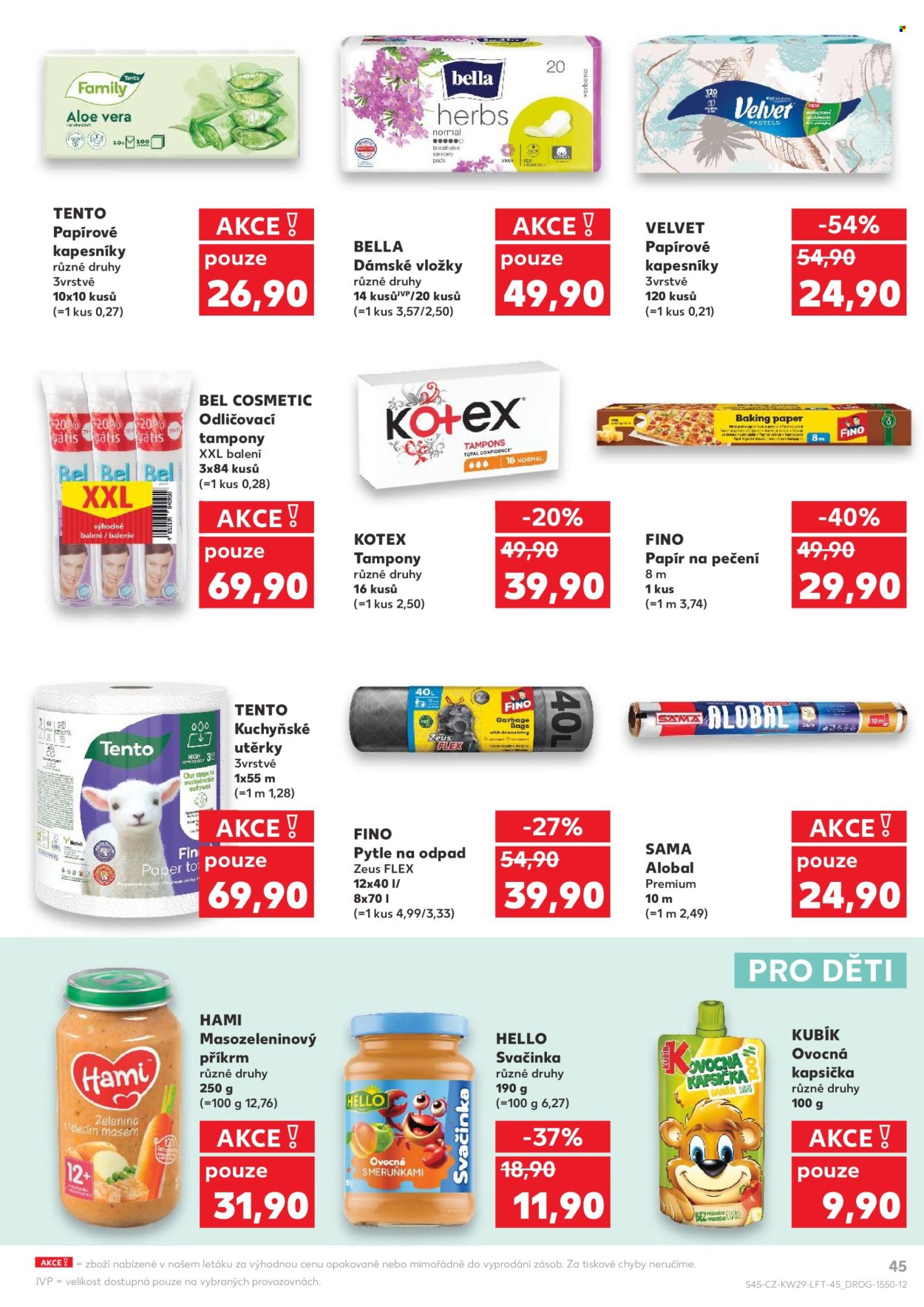 Leták Kaufland - 16.7.2025 - 22.7.2025. Strana 45
