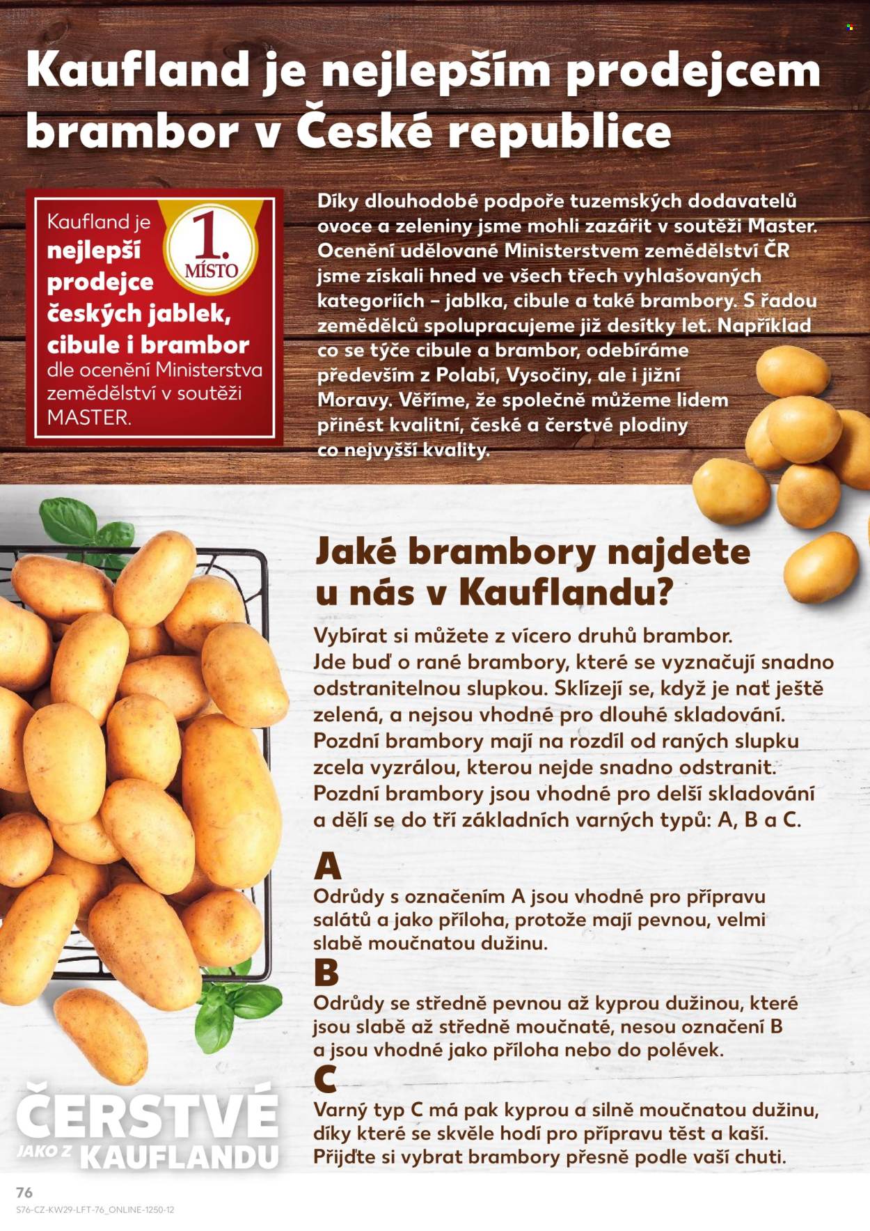 Leták Kaufland - 16.7.2025 - 22.7.2025. Strana 76