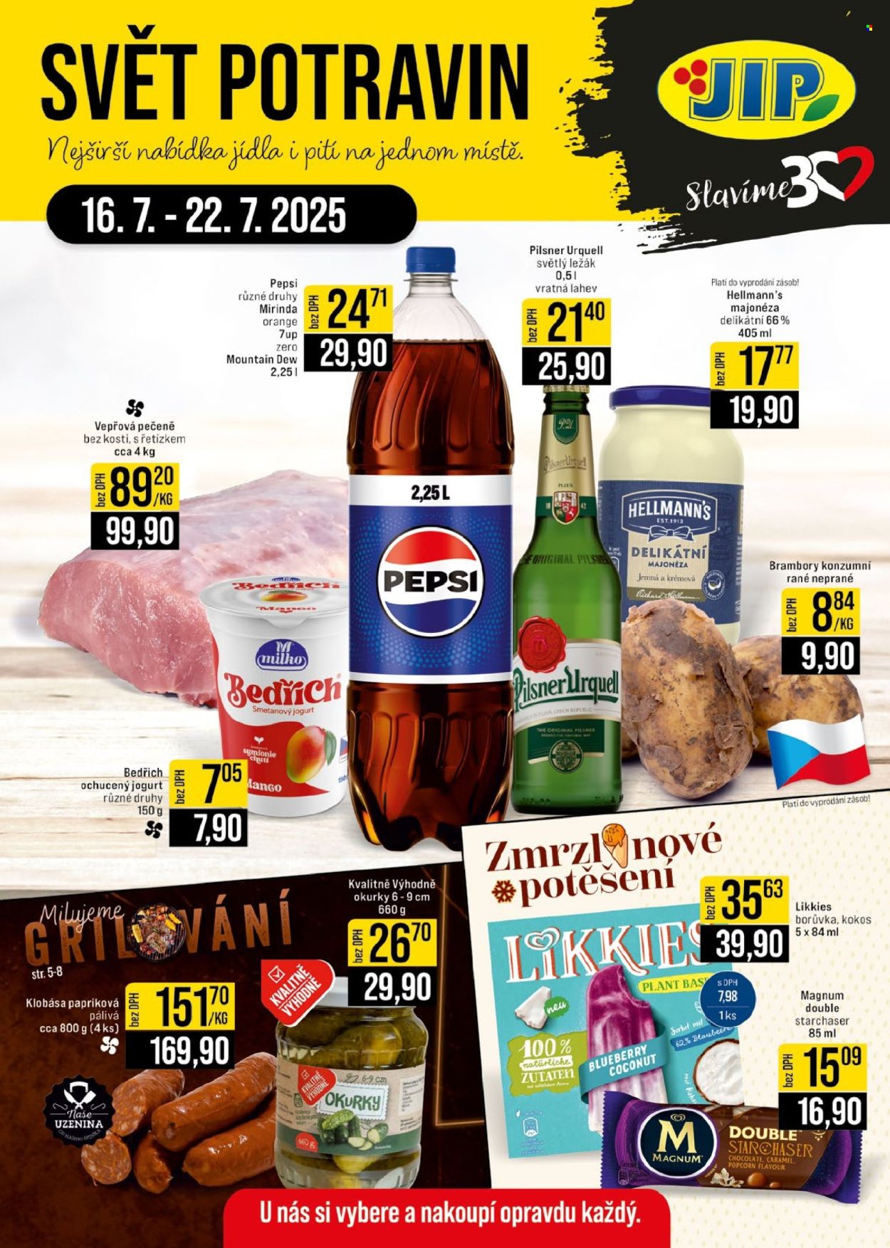 Leták JIP - 16.7.2025 - 22.7.2025. Strana 1
