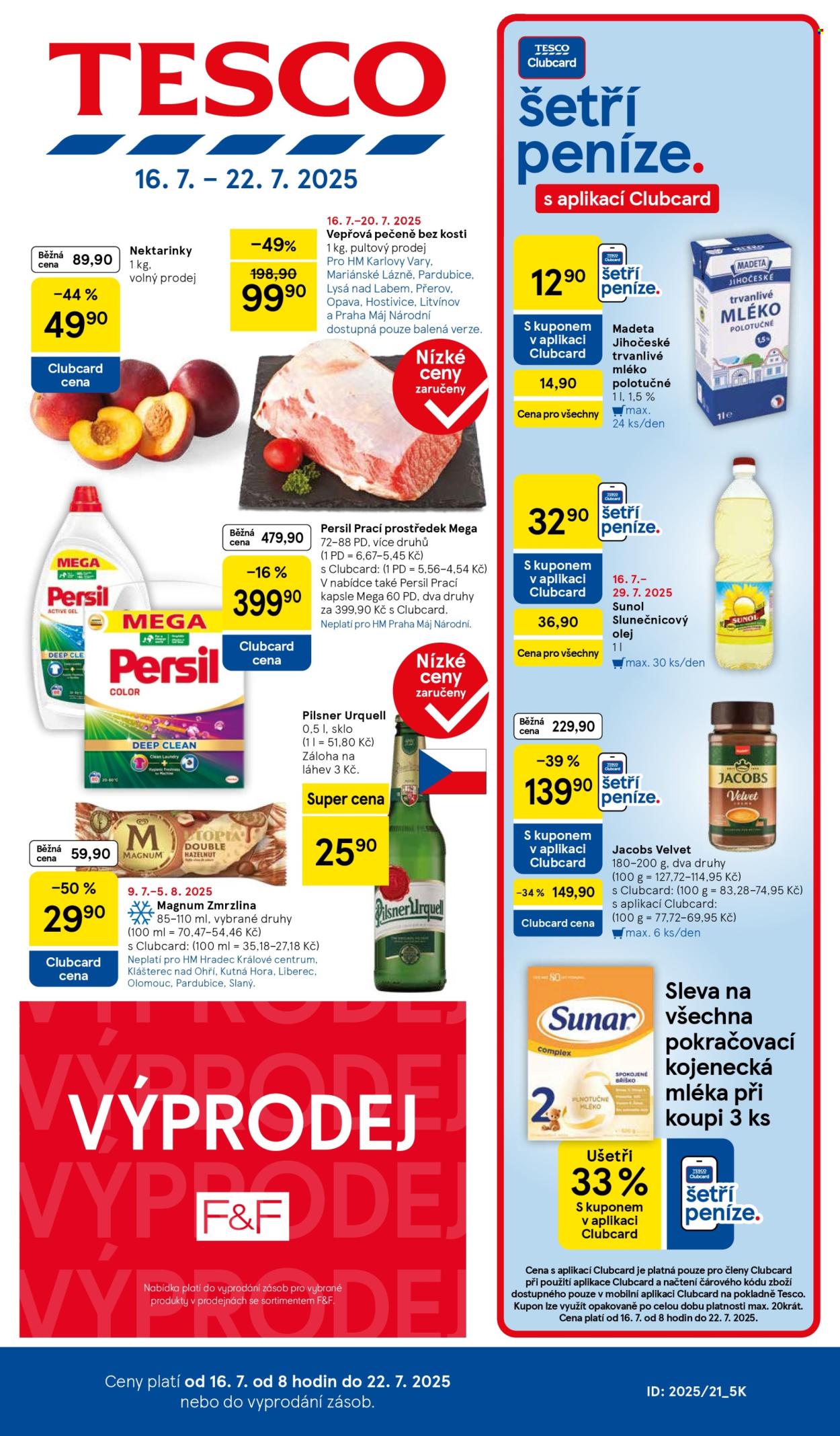 Leták TESCO - 16.7.2025 - 22.7.2025. Strana 1