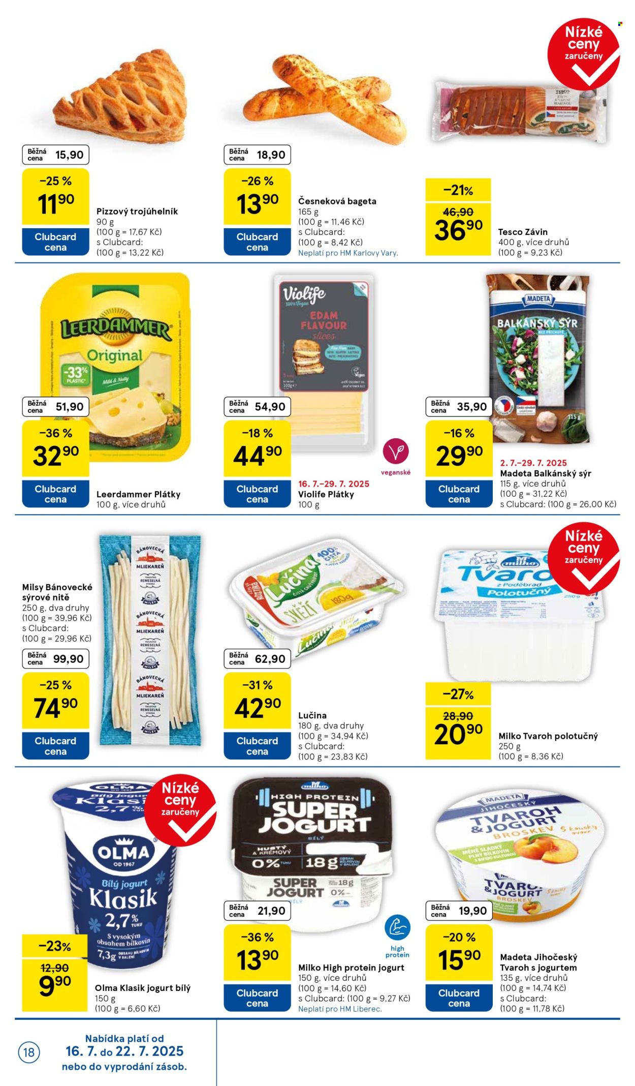Leták TESCO - 16.7.2025 - 22.7.2025. Strana 18
