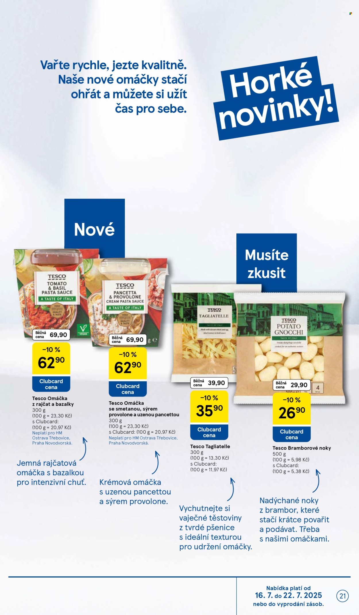 Leták TESCO - 16.7.2025 - 22.7.2025. Strana 21
