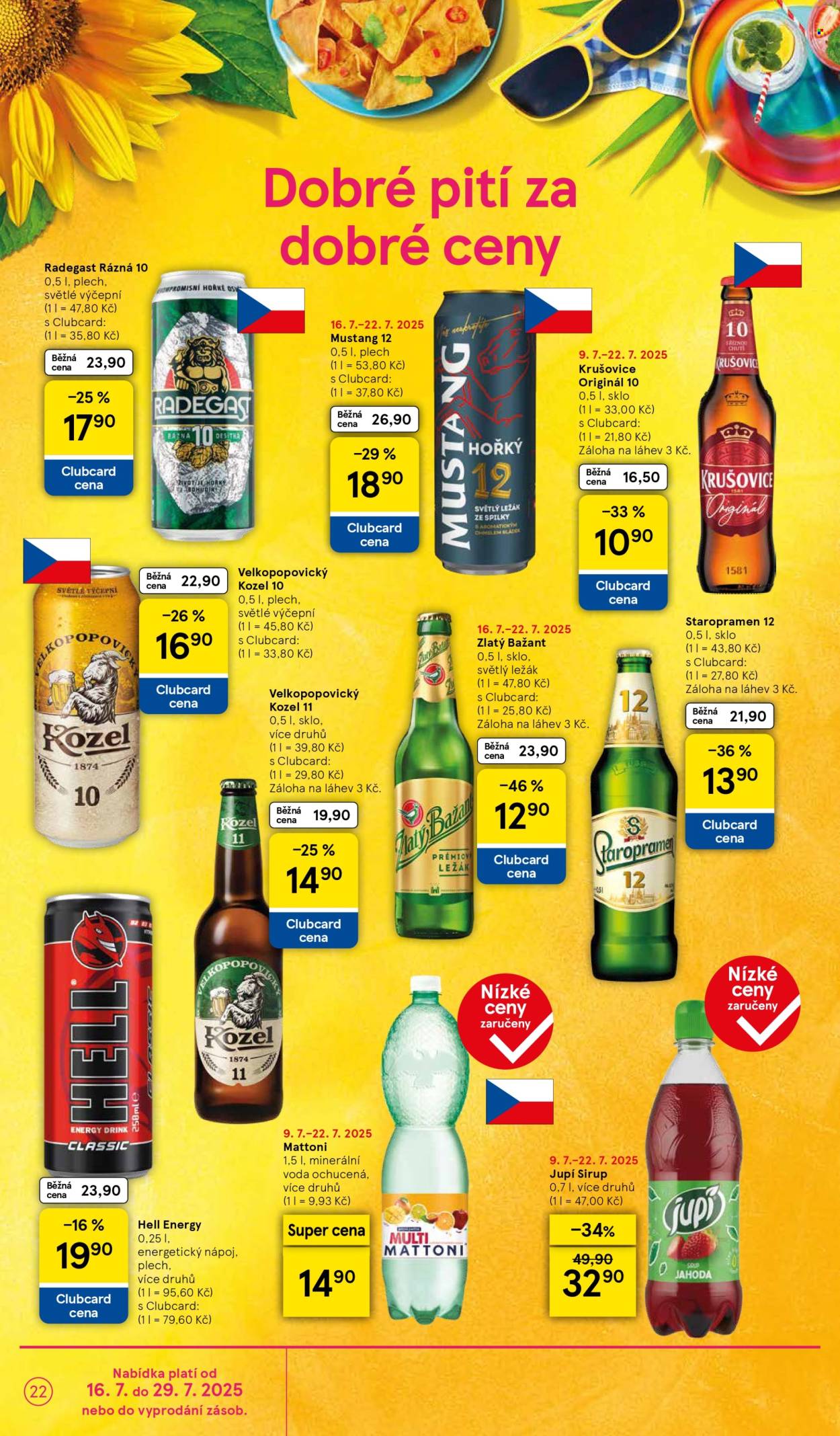 Leták TESCO - 16.7.2025 - 22.7.2025. Strana 22