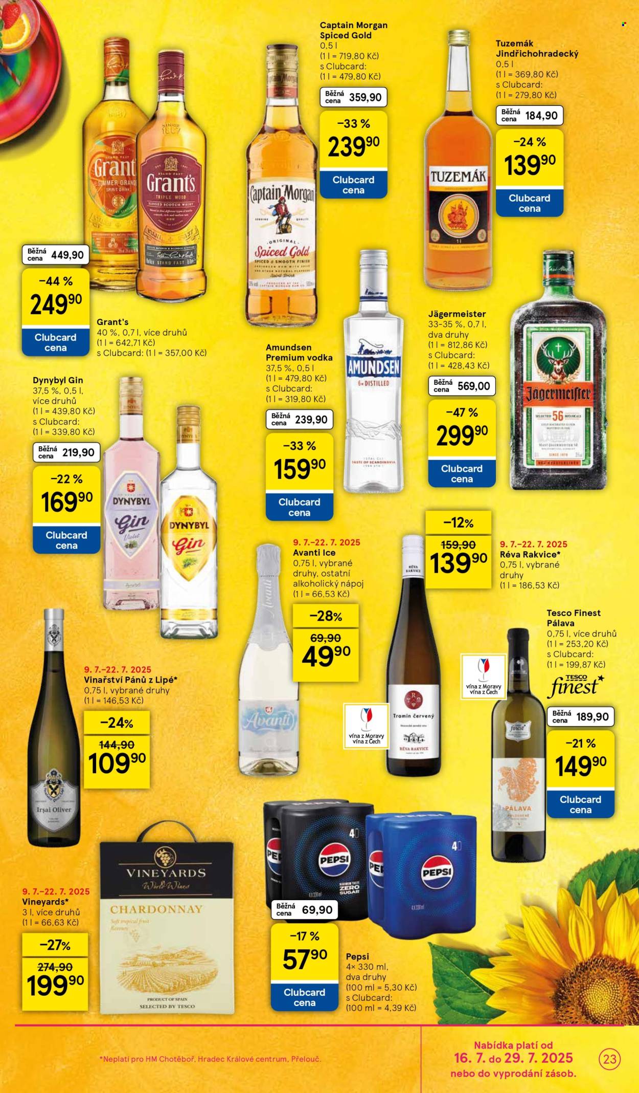 Leták TESCO - 16.7.2025 - 22.7.2025. Strana 23