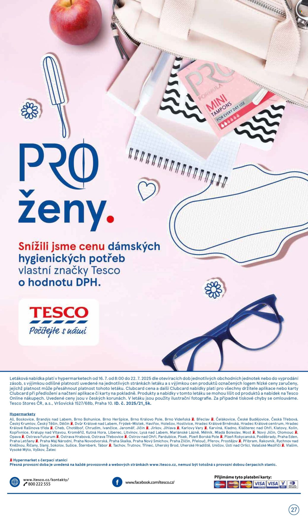Leták TESCO - 16.7.2025 - 22.7.2025. Strana 27