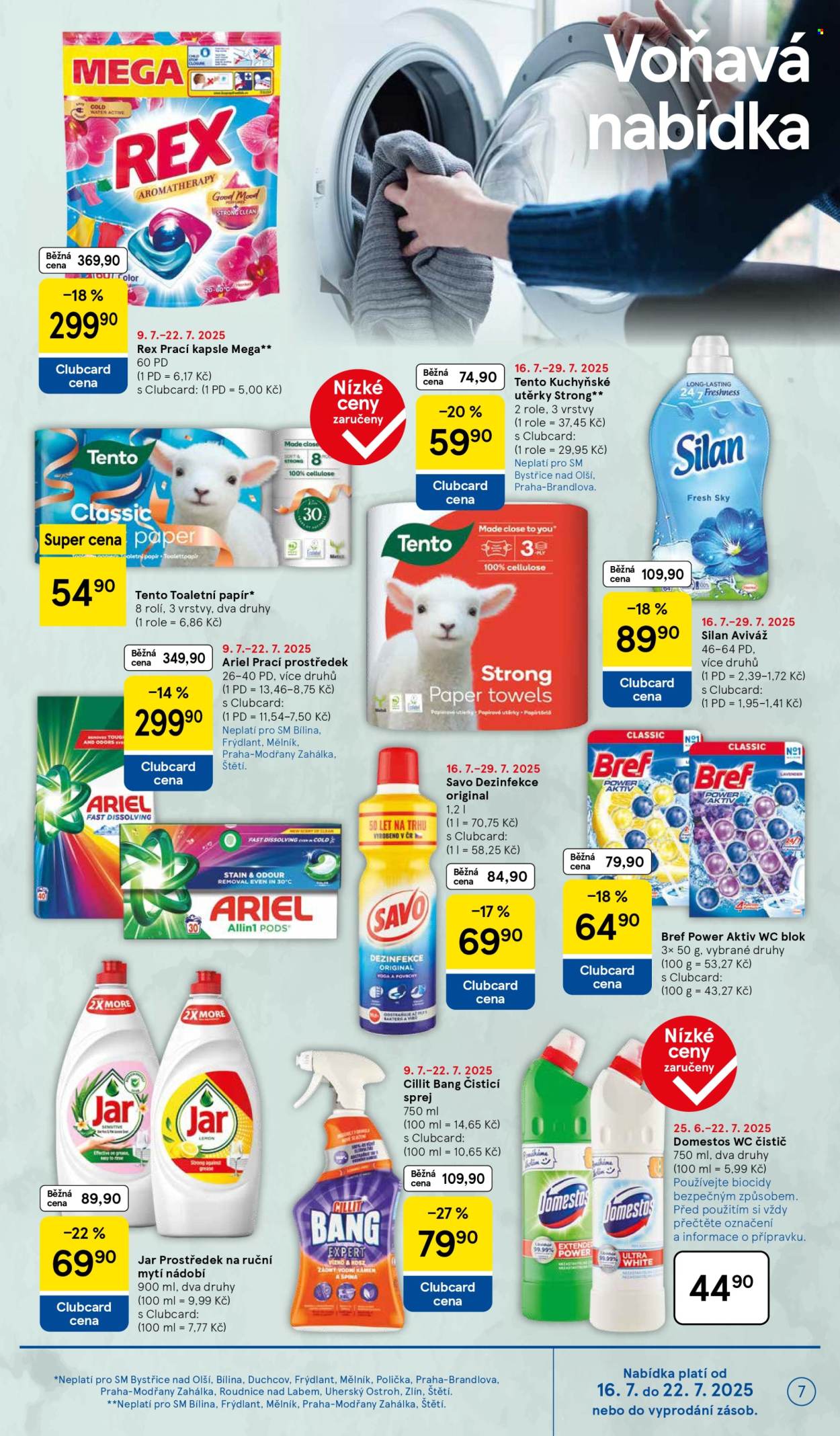 Leták TESCO supermarket - 16.7.2025 - 22.7.2025. Strana 7