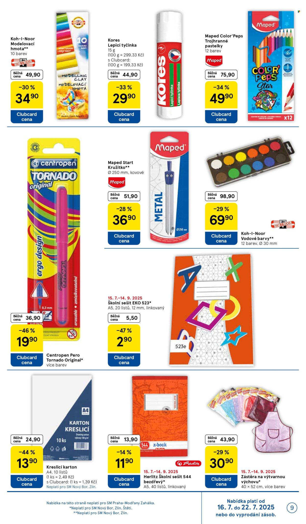 Leták TESCO supermarket - 16.7.2025 - 22.7.2025. Strana 9