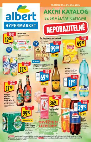 Leták Albert Hypermarket - 16.7.2025 - 29.7.2025.