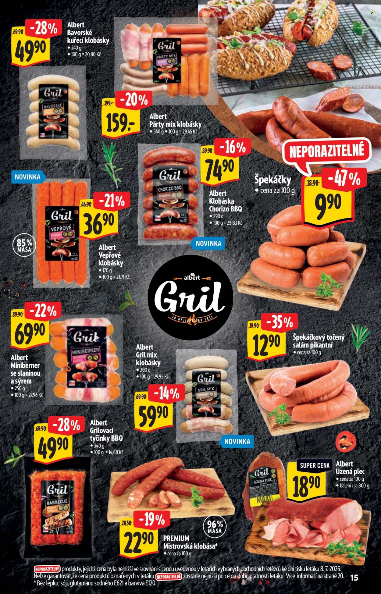 Leták Albert Hypermarket - 16.7.2025 - 29.7.2025. Strana 15