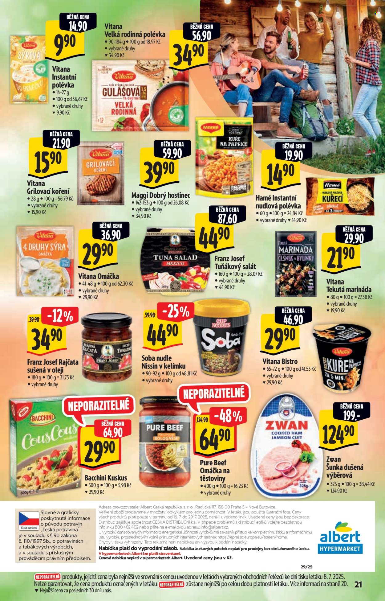 Leták Albert Hypermarket - 16.7.2025 - 29.7.2025. Strana 21