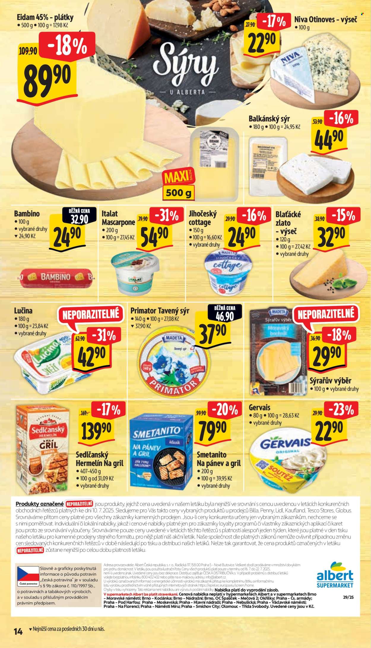 Leták Albert Supermarket - 16.7.2025 - 22.7.2025. Strana 23