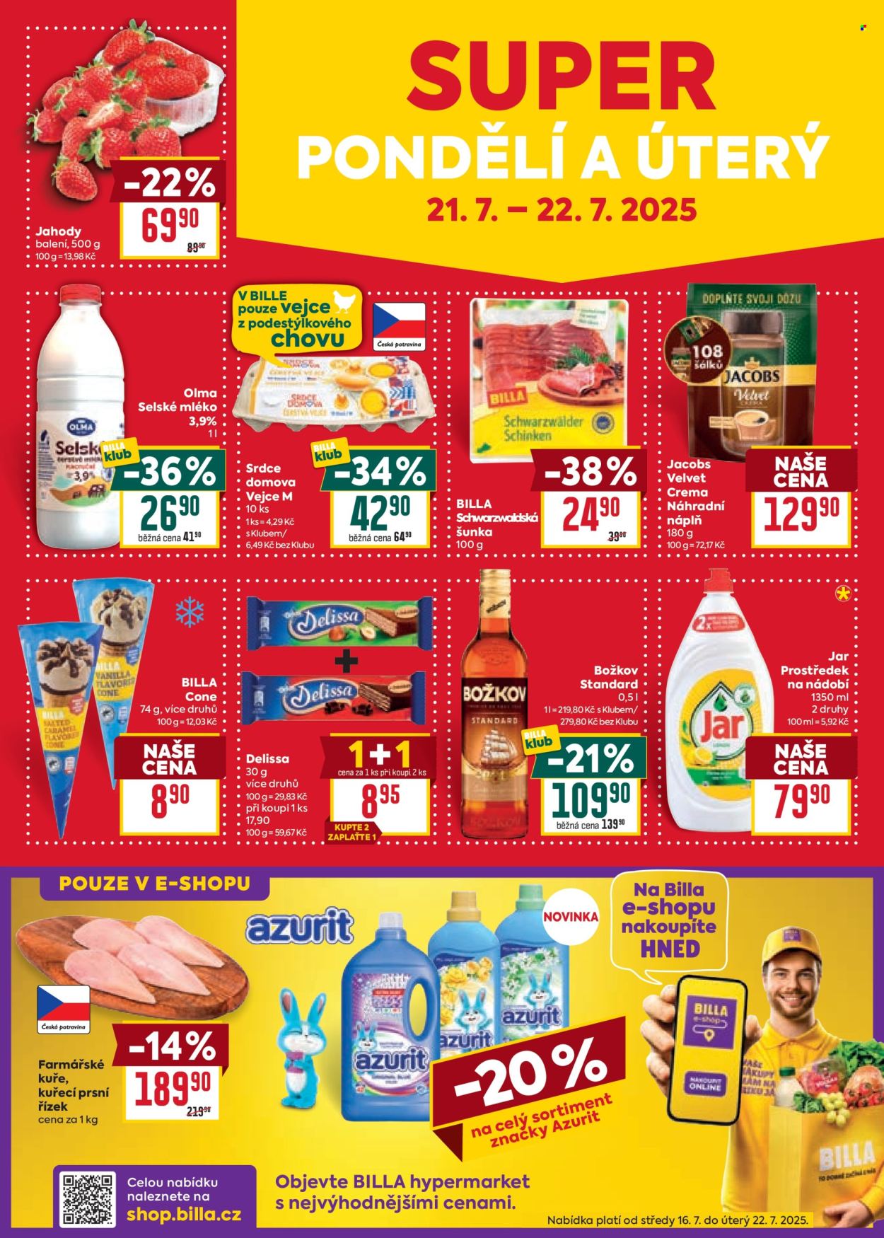 Leták BILLA - 16.7.2025 - 22.7.2025. Strana 27