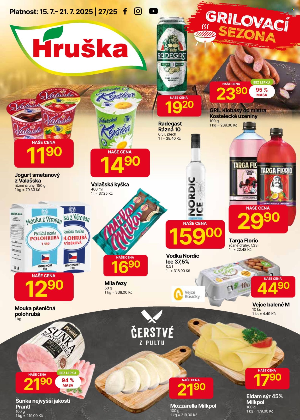 Leták Hruška - 15.7.2025 - 21.7.2025. Strana 1