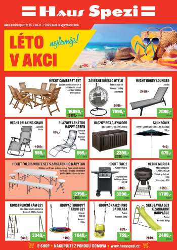 Leták Haus Spezi - 15.7.2025 - 31.7.2025.