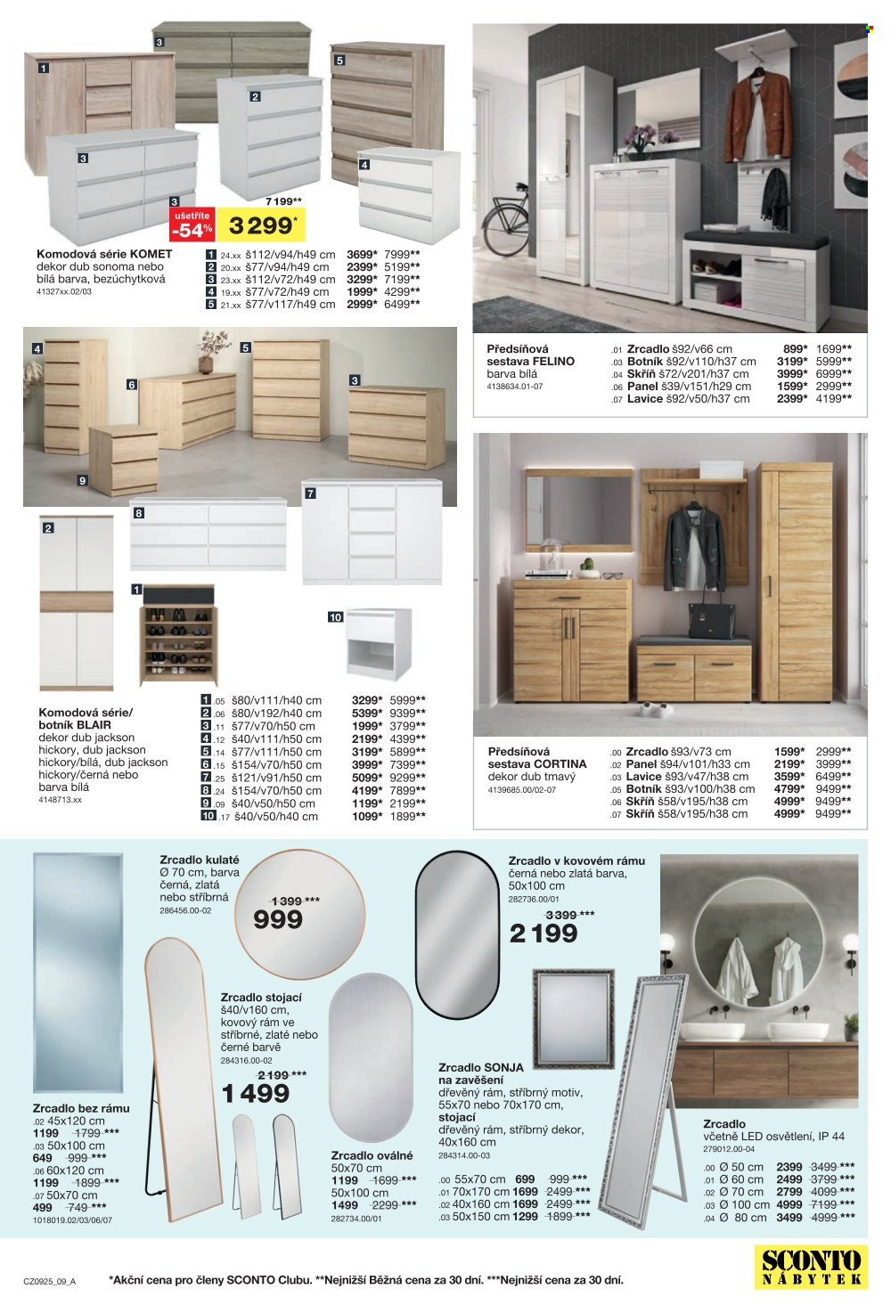 Leták SCONTO NÁBYTEK - 16.7.2025 - 5.8.2025. Strana 9